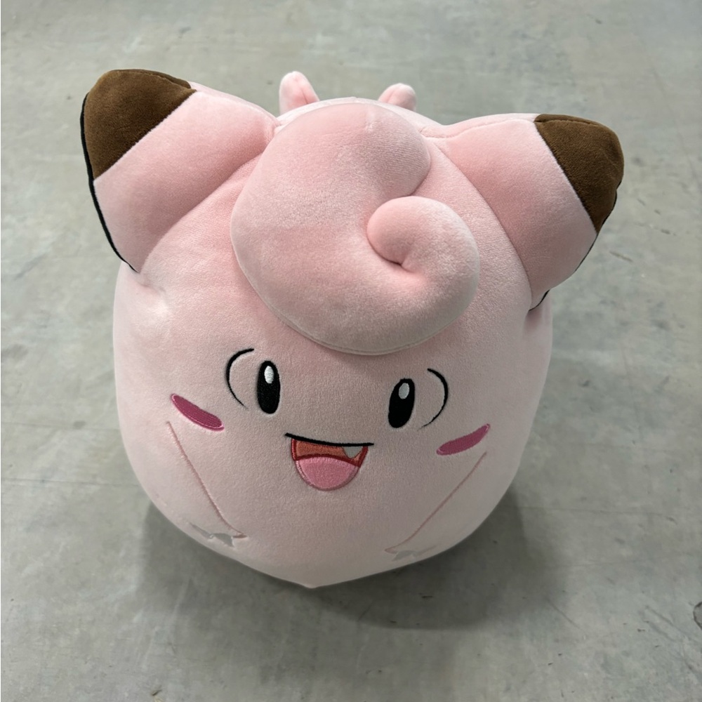 Squishmallow Clefairy Pokemon Collectible Plush Stuffed Pokemon Clefairy 10”